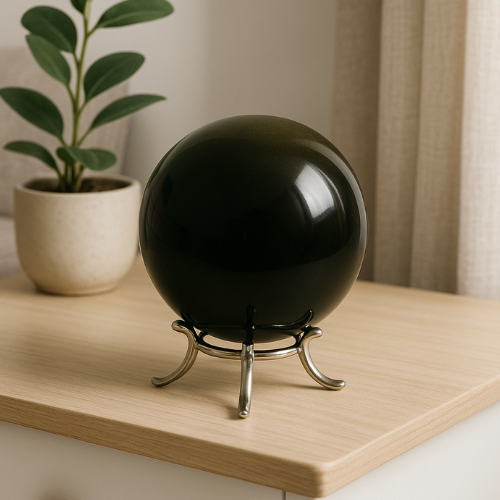 Esfera de Obsidiana Dorada