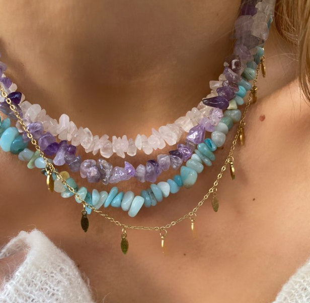 Joyería con cuarzos