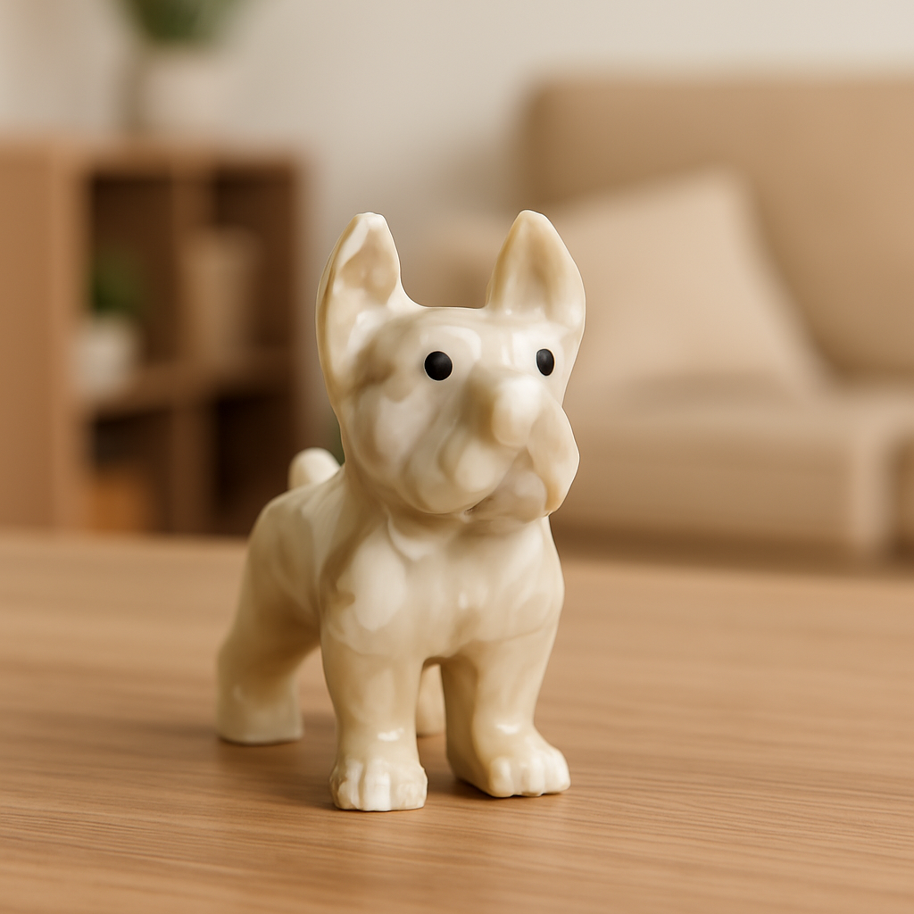 Perro Protector Tallado en Ónix