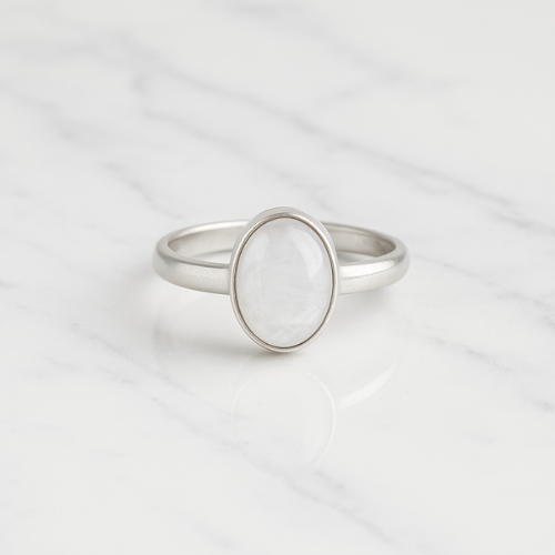 Anillo Luna Plata 925