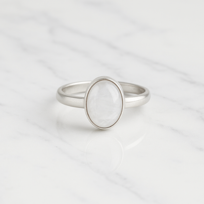 Anillo Luna Plata 925