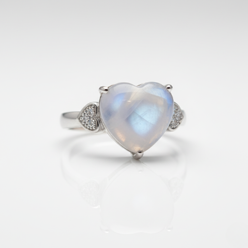 Anillo Corazón de Luna