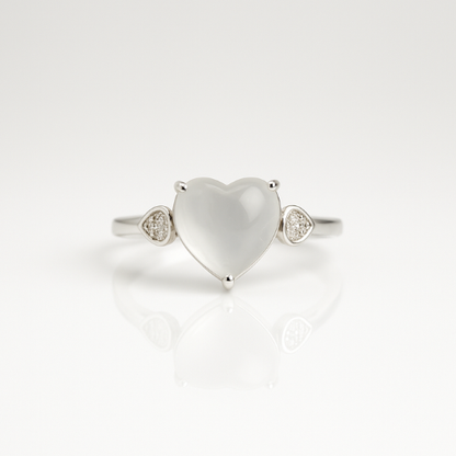 Anillo Corazón de Luna