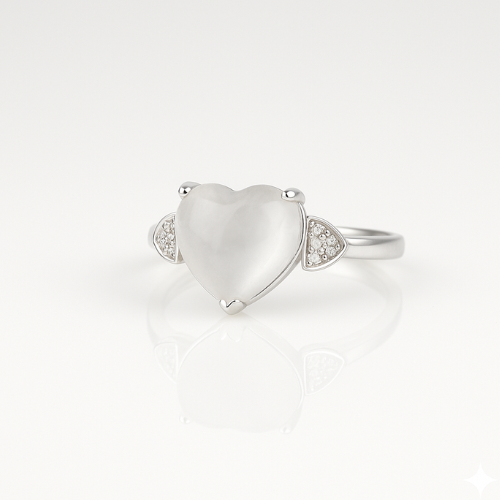 Anillo Corazón de Luna