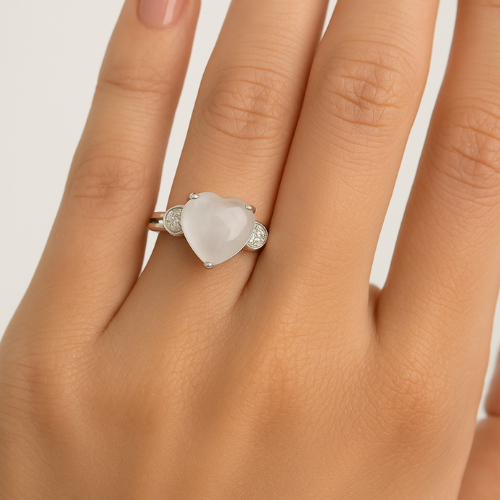Anillo Corazón de Luna
