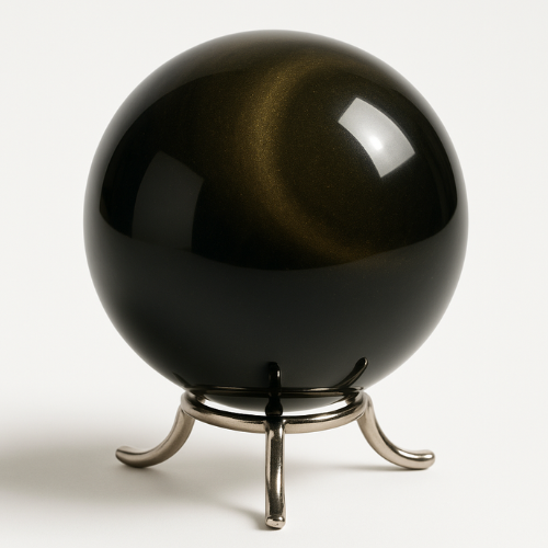 Esfera de Obsidiana Dorada